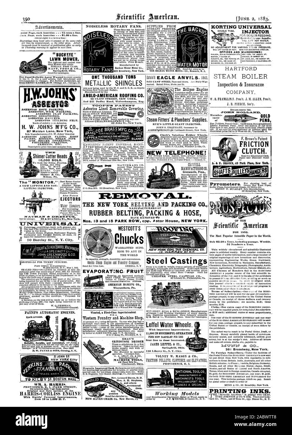 Versorgung von Hydranten Druck die billigsten Strom bekannt. Von unschätzbarem Wert für Blasen Kirchenorgeln laufen Drehen L a 1 e s Blättern Sägen Schleifsteine Kaffeemühlen wurst Maschinen braucht wenig Raum keine anstrengenden Kraftstoff Asche Reparaturen en gineer Explosion oder keine zusätzliche Versicherung keine COA-Rechnungen verzögert. Ist geräuschlos gepflegt. Kompakte stetig; wird bei einem Druck von Wasser über 15 lb.; bei 40 lb. Präs. Sicher hat 4-Leistung und Kapazität von bis zu 10 Pferdestärken. Preise ab $ 15 bis MOO. Für runde t die BACKUS WASSER MOTO3 CO Newark NEW JERSEY rotierende Lüfter geräuschlos an der Decke oder Wand senden und durch eine Runde gefahren Stockfoto