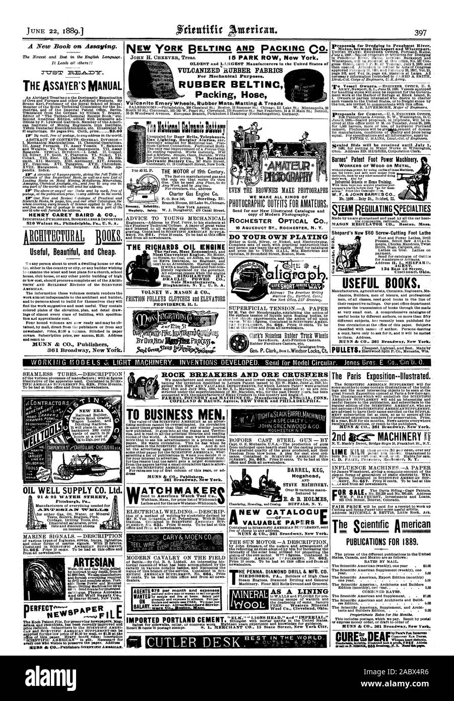 Drehmaschinen und für die Neue Webster-Whitcomb. Büro und aus allen newsdealers. Moderne Kavallerie auf dem Gebiet der BattleBy Col. R. S. Liddell. Eine interessante seine torical fortsetzen, was mit der Kavallerie in verschiedenen namhaften Schlachten erreicht worden ist und die Diskussion der Händler. pro Monat und Aufwendungen und Leben am Horne. Gehalt VII trug VoABiostoo. Messe Sicherste für bürgersteige Keller oder konkrete Arbeit. 18 Jahre Erfahrung und Wissen für die Führung. Aufgabenbereich Düfte in Briefmarken. L. KAUFMANN CO.15 State Street, New York City., Scientific American, 1889-06-22 Stockfoto