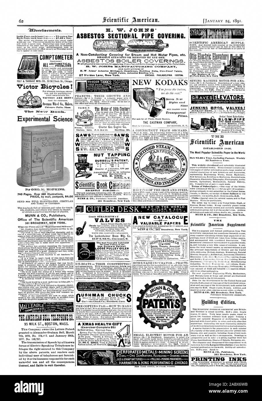 Asbest schnitt Leitung abdecken. Vor kurzem veröffentlicht. 361 Broadway. New York NEW KODAKS DIE EASTMAN COMPANY CUTLER SCHREIBTISCH Cuslanutn Chuck Co Hartford Anschl. (Prüfverfahren abgeschlossen 5 $) USHMAN CHUCK VENTILE ey losen Riemenscheibe öler Chicag Neue CATALOGU WERTVOLLE PAPIERE ATET 4 HARRINGTON & KÖNIG PERFORIEREN G. CHICAGO. 9.- Overtisemertis. Inside Seite jedem Einfügen - 75 Cent pro Zeile zurück Seite jedem Einfügen $ 1,00 eine Linie. COMPTOMETER Victor Fahrräder Chicopee fällt Messe experimentelle Wissenschaft 740 Seiten. Über 680 Illustrationen. Preis per mail Postpaid 4,00 $ ers Studenten und anderen Personen, die den Wunsch haben, zu MUNN & CO. vermitteln. Stockfoto