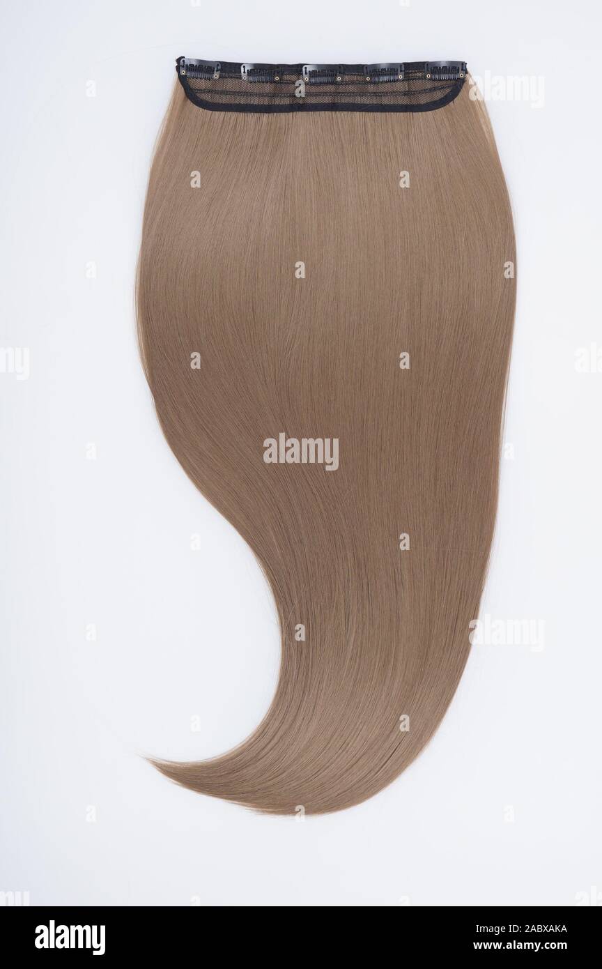 Gerade virgin remy Haar extensions Bundles Stockfoto