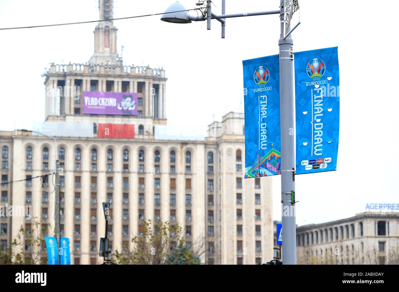 Einen Überblick über die Euro signage 2020 im Messezentrum Romexpo, Bukarest. Stockfoto