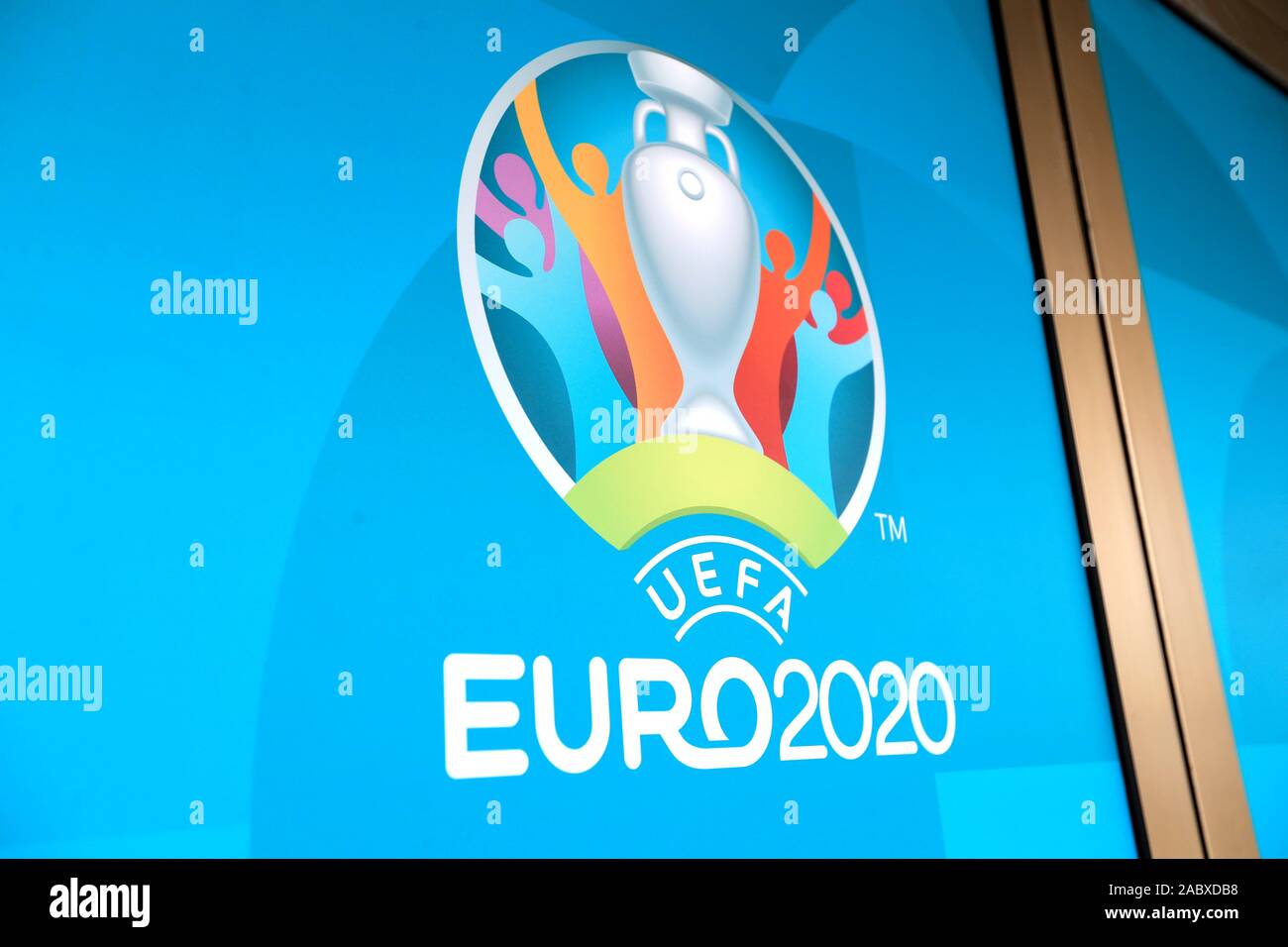 Einen Überblick über die Euro signage 2020 im Messezentrum Romexpo, Bukarest. Stockfoto