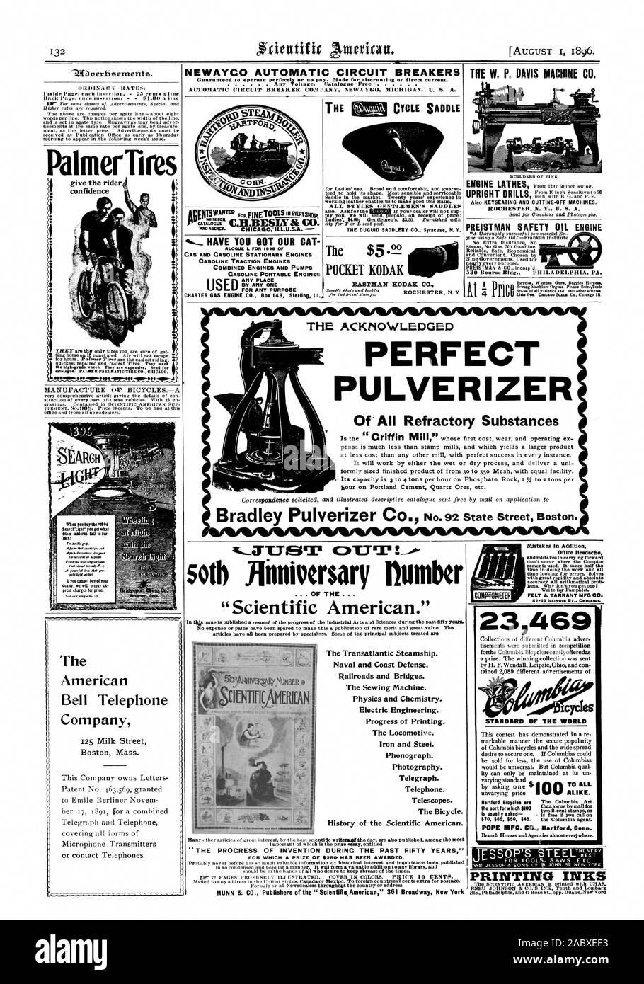 NEWAYCO SICHERUNGSAUTOMATEN DIE W. S. DAVIS MACHINE CO. SÄTTEL DER ZYKLUS SATTEL ALLE STILE HERREN gefahren Ements. PalmerTires vertrauen Die American Bell Telephone Company Boston Mass VON JEDEM FÜR JEDEN ZWECK ALS BENZIN- und stationäre Motoren BENZIN ZUGMASCHINEN KOMBINIERTEN MOTOREN UND PUMPEN BENZIN PORTABLE MOTOREN POCKET KODAK 530 Bourse Geb.. PHILADELPHIA PA. Wissenschaftlich anerkannte PERFEKTE PULVERISIERER Aller feuerfeste Stoffe" Faust Boden) Jubiläum Anzahl Amerikaner.". . . Der. . . Die Transatlantische Dampfer. Naval und Küste in der Verteidigung. Eisenbahnlinien und Brücken Stockfoto