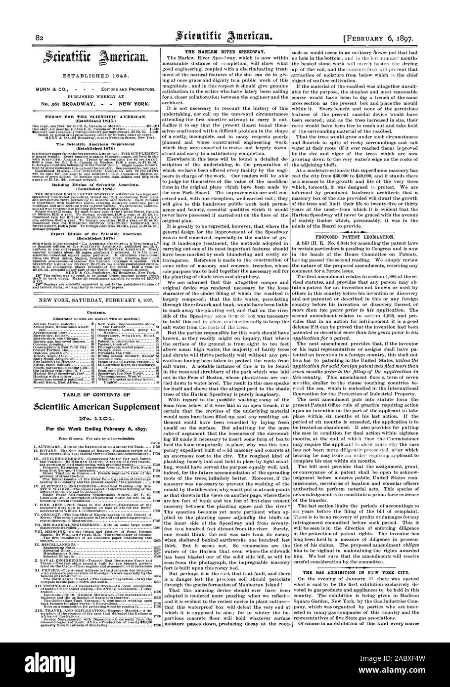 Veröffentlicht wöchentlich an Nr. 361 Broadway - NEW YORK. Bedingungen für den Scientific American. (Gegründet 1845.) Eine Kopie von einem Jahr für die US, Kanada oder Mexic eine Kopie von sechs Monaten für die USA, Kanada oder mexic Auftrag per Post oder Express Postanweisung oder per Banküberweisung oder Scheck. MUNN & Co 361 Broadway Ecke Franklin Street New York. Der Scientific American Supplement (gegründet 1876) ist eine eindeutige Papier aus dem Scientific American. Die Ergänzung wird wöchentlich veröffentlicht. Jede Zahl enthält 16 octavo Seiten in der Größe 5,00 $ einheitlich ein Jahr für die US, Kanada oder Mexiko. $ 6,80 pro Jahr oder El 45. 8d. Für ausländische Stockfoto