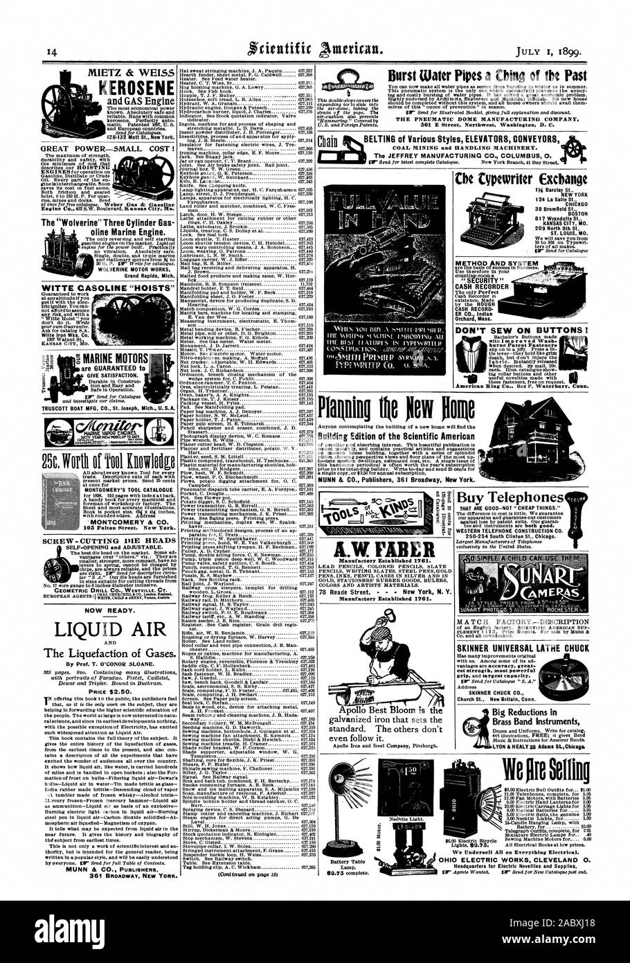 Platzen Wasserrohre ein Ching der Vergangenheit können Sie nun alle Wasserleitungen so sicher platzen im Winter wie im Sommer. Das pneumatische System ist die Einzige, die erfolgreich verhindert, dass sich die Nerven ing und kostspielige Platzen der Wasserleitungen. Es hat eine große ökonomische Problem gelöst. Sehr unterstützt von Architekten, Ingenieuren und städtischen Beamten. Keine neuen Haus sollte ohne dieses System abgeschlossen werden. Alle Hausbesitzer sollten Sie selbst dieses "Vorbeugen" in der Saison frei. Die pneumatische DOME MANUFACTURING COMPANY 501 E Street Northwest Washington D. C. BERGBAU UND UMGANG MIT MASCHINEN. Die Stockfoto