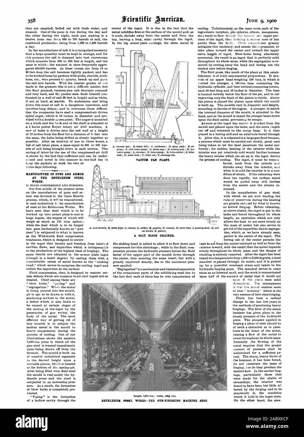 Auf der anderen Seite verlangsamen. anremre. M. KINIA. 9 IMOWeallIAIN 6. A = 101 r! NMI, Scientific American, 1900-06-09 Stockfoto