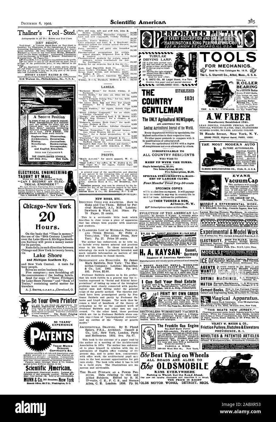'TUBULAR LEUCHTKÖRPER. 4v - gegründet 1840 kW FABER Manufaktur gegründet 1761. EVANS VacuumCap ALLE STRASSEN SIND GLEICHERMASSEN T LÄUFT ÜBERALL ERLEBEN SIE NEUE BÜCHER ETC. Patente, Marken, Designs Copyright & C. Scientific American. MUNN&C 0.363 'Weg' New York DER HOCHOFEN ALS POWER PRO HENRY CAREY BAIRD & C810 Walnut St. Philadelphia Pa " USA A.°. L2-ai-T. '''' Ft Itateis eine sichere Position. Wenn Sie ordnungsgemäß geschult sind. Engineering. Zur Illustration Architektur Dekoration Bergbau Journalismus Kunst Stenografie und Englisch Filialen. Die ELEKTROTECHNIK gelehrt, PER E-MAIL. Chicago-New Stockfoto