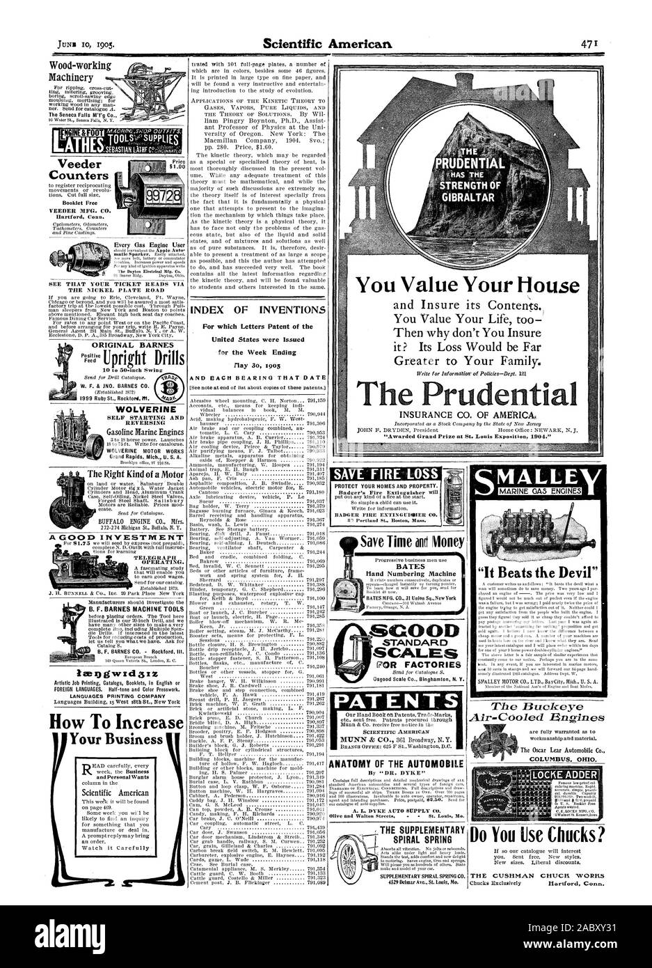 Jeder Oas Motor Benutzer sehen, die IHR TICKET ÜBER DIE LIEST! NICKEL PLATE ROAD ORIGINAL BARNES W. F. & JNO. BARNES CO. Wolverine selbst starten und die Umkehrung der Benzin Schiffsmotoren WOLVERINE MOTOR WORKS Grand Rapids Michigan US A. Die richtige Art von einem Motor BUFFALO MOTOR CO. mfrs. Eine GOOK) INVESTITIONEN FERNSCHREIBER. iaeogwzdatz SPRACHEN DRUCKEREI Wie zu erhöhen und die persönliche Will Scientific American 1 im Es TooP: Zähler Broschüre kostenlos VEEDER MFG. Co.Hartford Anschl. Die Seneca Falls M'f'g Co Preis 1,00 $ B.F. BARNES WERKZEUGMASCHINEN B F BARNES CO-Rockford. Iii. INDEX VON ERFINDUNGEN Für Stockfoto