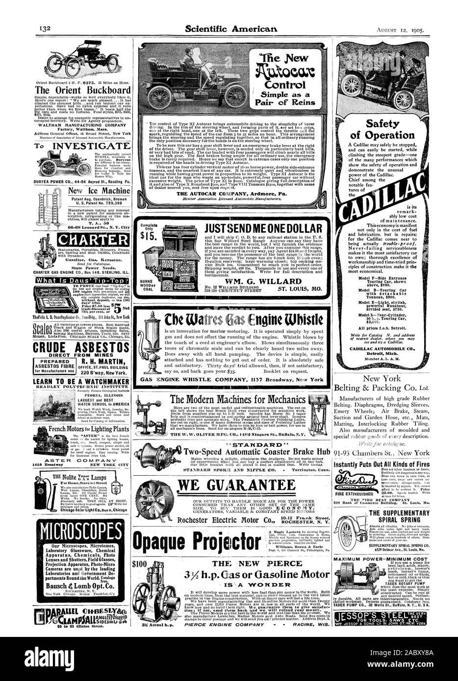 Die modernen Maschinen zur Mechanik der VV. W. OLIVER MFG. Co.148 ein Niagara St. Buffal N.Y.' WICHTIG: rAIRD" Zwei = Geschwindigkeit automatische Coaster Brake Hub GARANTIEREN WIR Rochester Elektromotor Co.062 ER DER NEUE PIERCE/1 INN N=IMININIIIMAINIIIIIIIIIIMEE 1!. Einfach wie ein Der AUTOCAR FIRMA Ardmore Pan 15 $ JUSTSEND MIR EINEN DOLLAR. Führen Sie die Watres Gas Motor Pfeifen der Orient Buckboard zu untersuchen neue Eis Maschine Was Daus' ist Tip-Top? Tage trial. Rohöl ASBEST LERNEN ZU EINEM UHRMACHER BRADLEY POLYTEC HNIC INSTITUT PEORIA ILLINOIS GRÖSSTEN UND BESTEN ASTER COM PANY MVALLEL citscsIxach werden ein Stockfoto