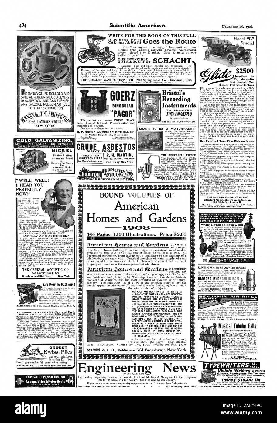 Kalt verzinken. Galvanisieren. NICKEL ICH 'Nun gut! Ich höre SIE JETZT PERFEKT!" voll und ganz auf unsere Kosten." DER ALLGEMEINEN AKUSTISCHEN CO. Sparen Sie Geld durch Maschinen ICH DODDS' KIPPEN KREISSÄGE CROBET SCHREIBEN FÜR DIESES BUCH AUF DIESER VOLL DIE UNBESIEGBAREN DER SCHACHT MANUFACTURING CO., 2700 Spring Grove Avenue Cincinnati Ohi 18-20 - Horse Power C. S. GOERZ AMERICAN OPTICAL CO. ROHE ASBEST DIREKT VON MINEN R. H. MARTIN OFFICE ST. PAUL Gebäude 220B'way New York. t BR!-Co; az HuniT es-an s. c Co 1.991+' r s. = EIN UHRMACHER DIE BERKEFELD FILTER GOERZ FERNGLAS 'PACO' ASBESTFASERN für Hersteller verwenden werden Stockfoto
