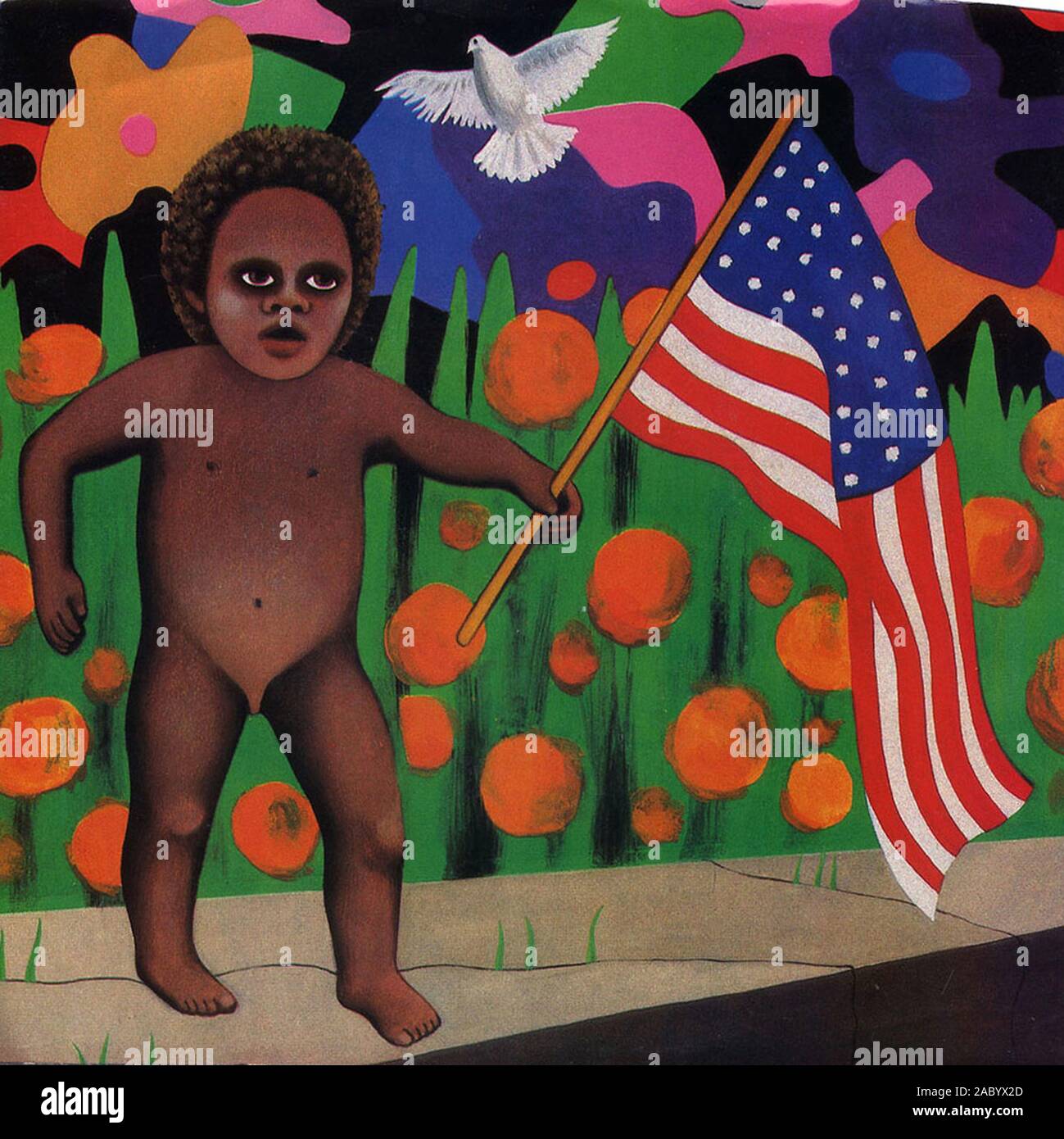 Prince - Amerika - Vintage Vinyl Album Cover Stockfoto