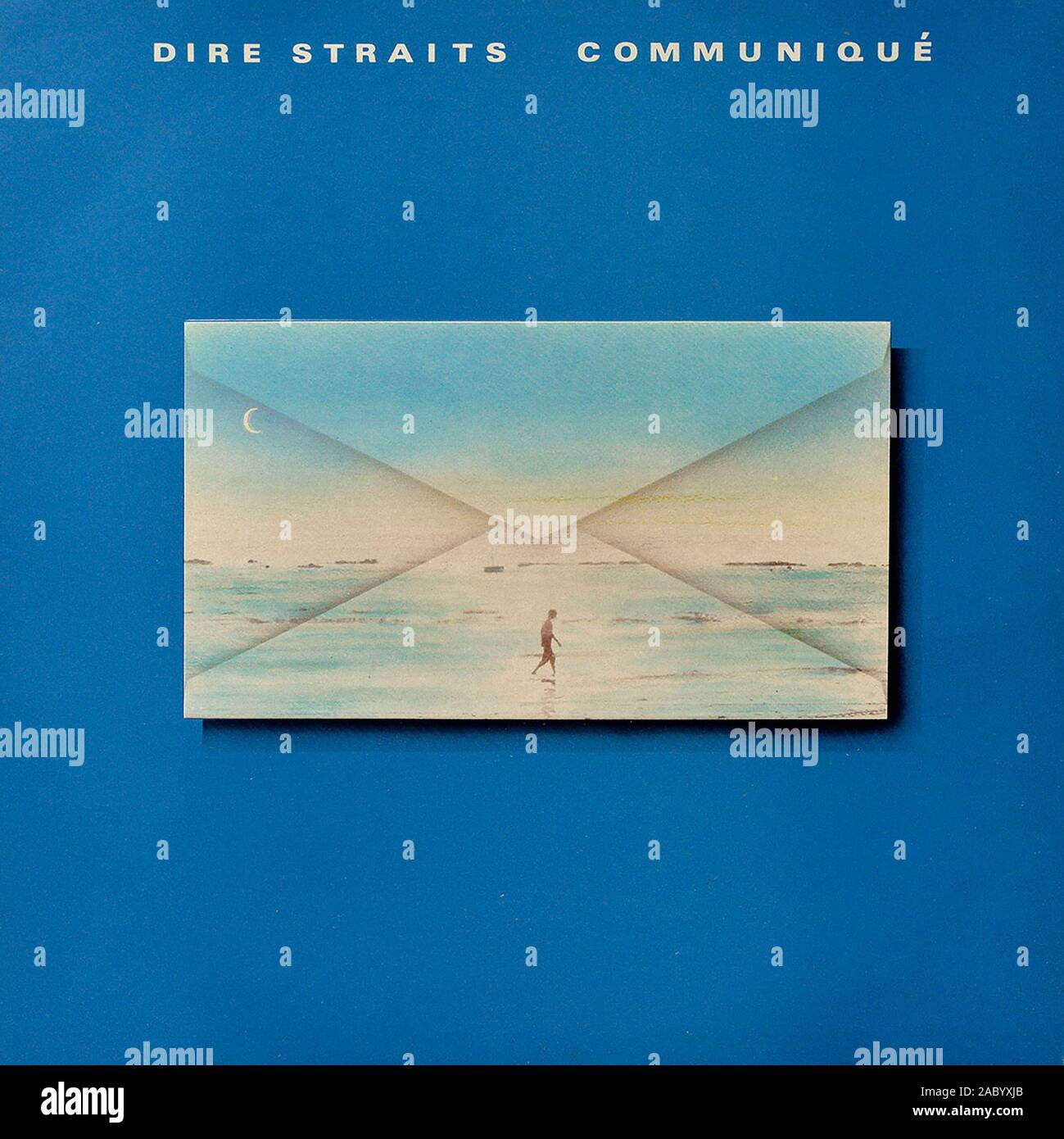 DIRE STRAITS Communique - Vintage Vinyl Album Cover Stockfoto