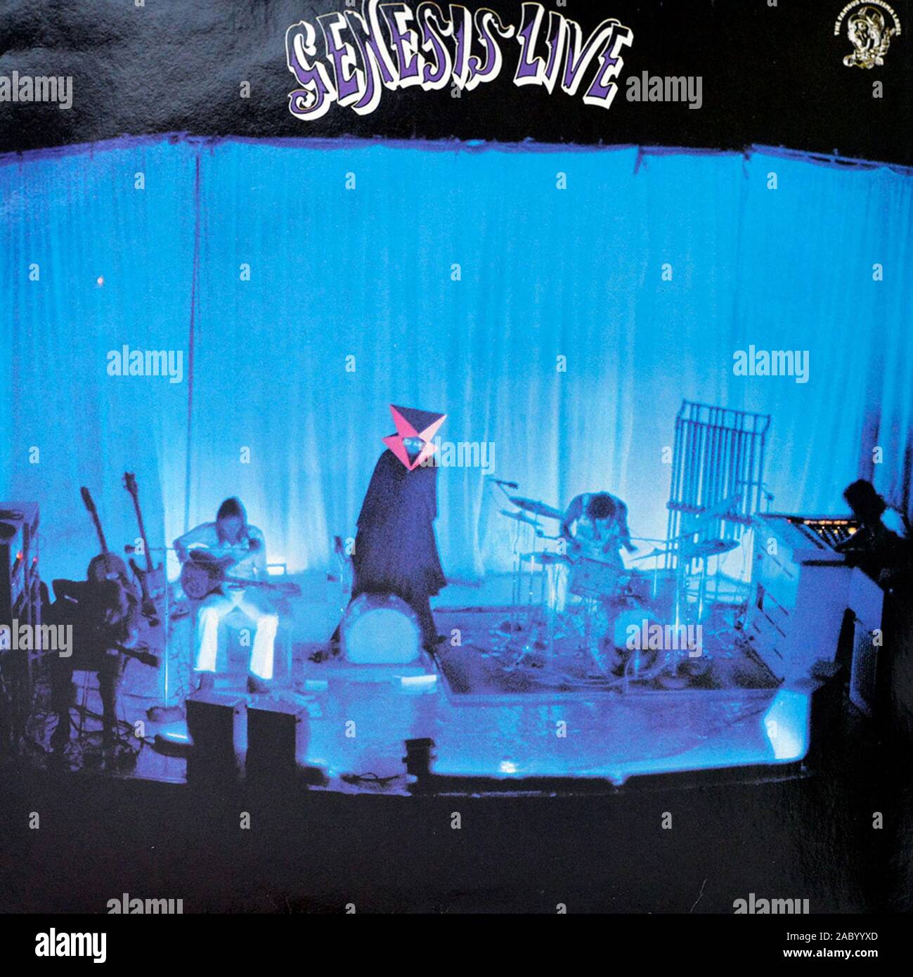 GENESIS Live - Vintage Vinyl Album Cover Stockfoto