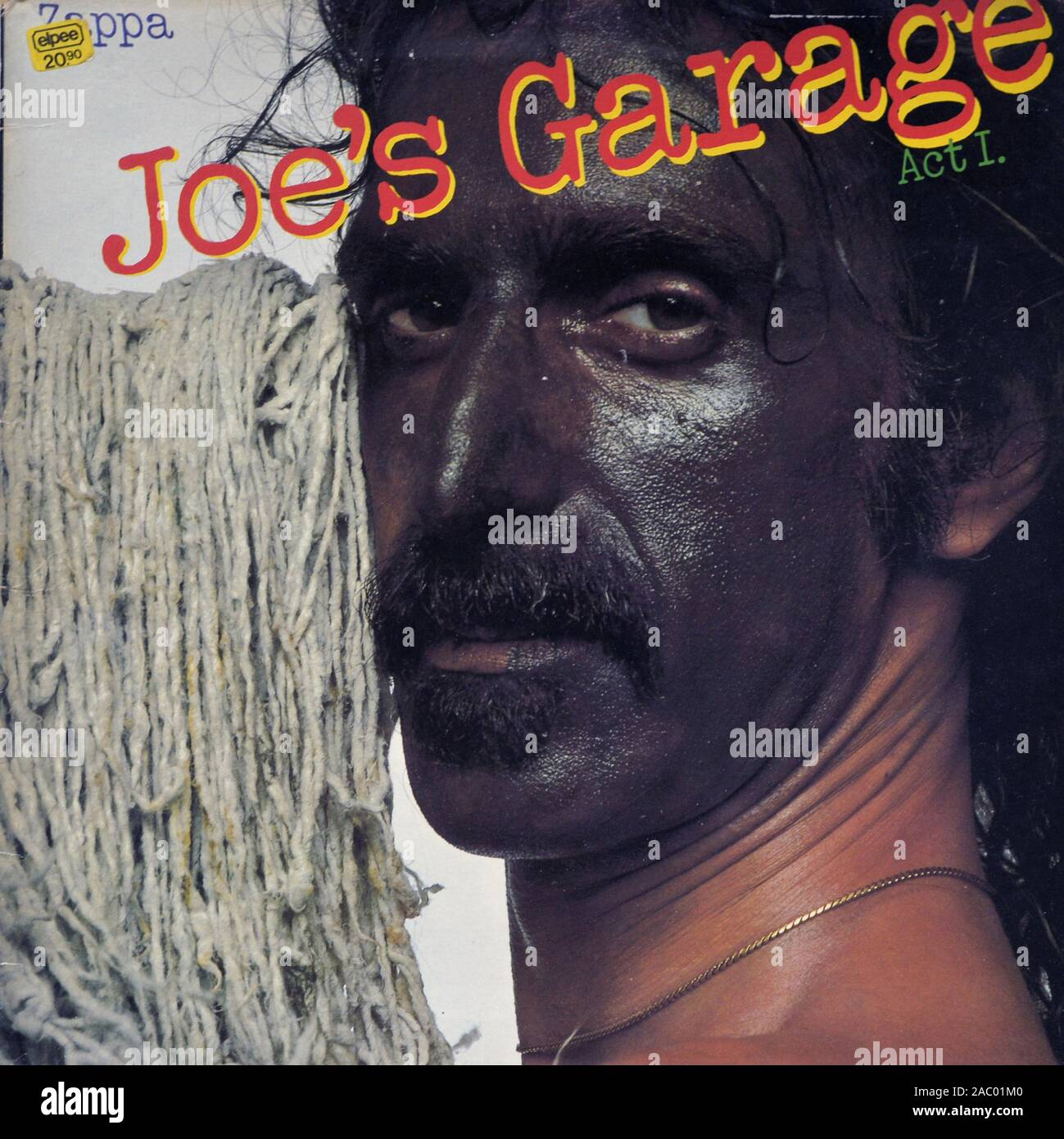 FRANK ZAPPA Joes Garage - Vintage Vinyl Album Cover Stockfoto