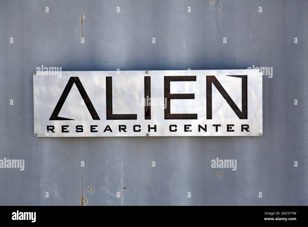 Alien Research Center Stockfoto