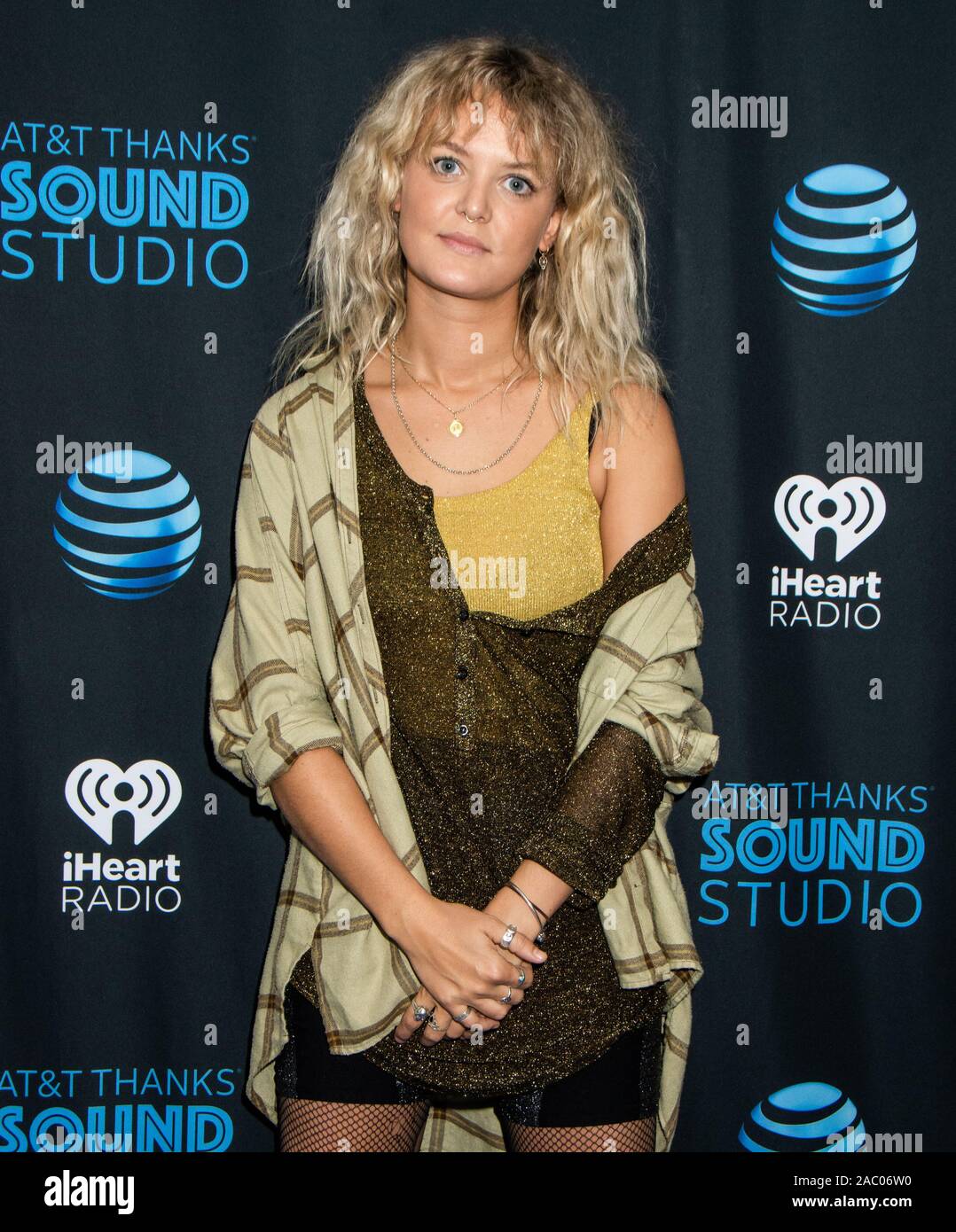 BALA CYNWYD, PA, USA - Oktober 09, 2019: Britische Singer-Songwriter LION Besuche Radio 104.5 Performance Theater. Stockfoto