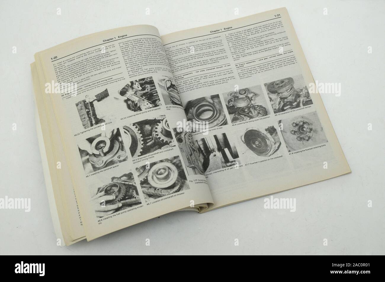 Ford Mustang V8 Motoren 1964 bis 1973 Stockfoto