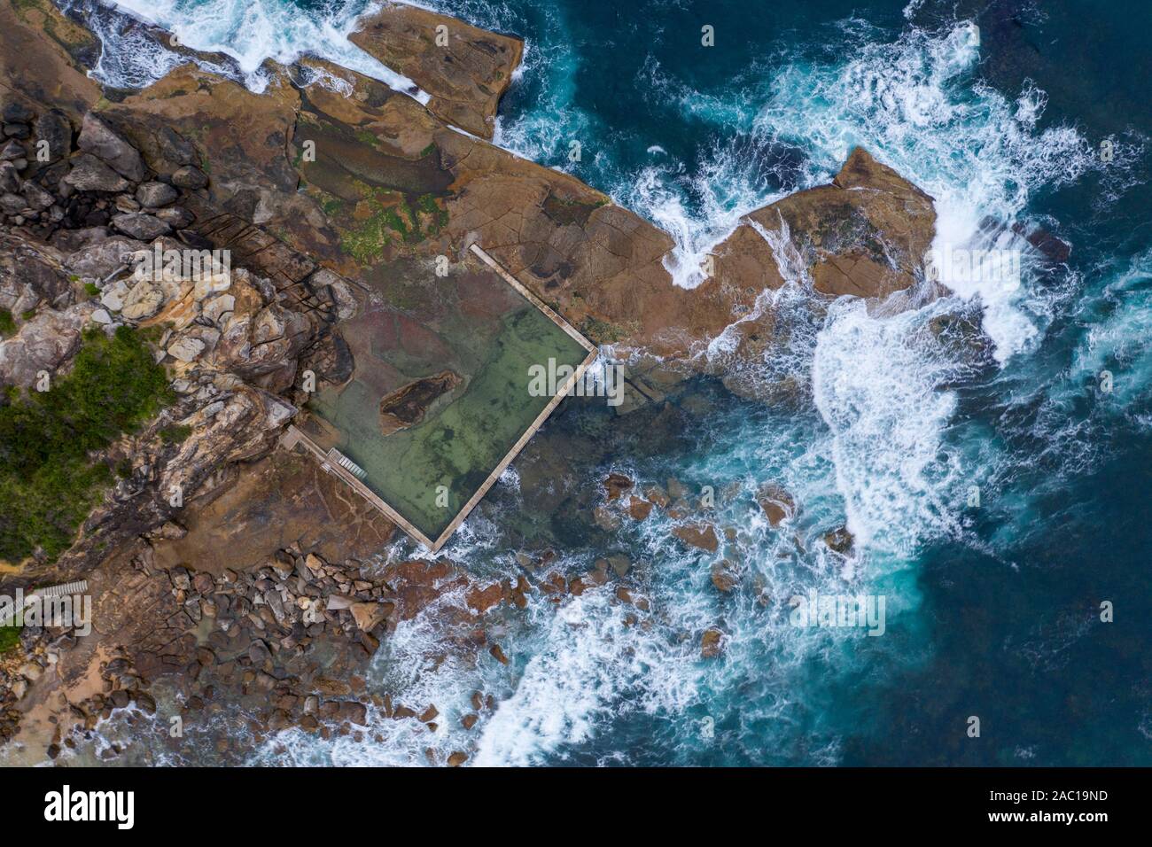 Norden Curl Curl Gezeiten Schwimmbad in Sydney, New South Wales, Australien Stockfoto Norden Curl Curl Gezeiten Schwimmbad in Sydney, New South Wales, Australien Stockfoto