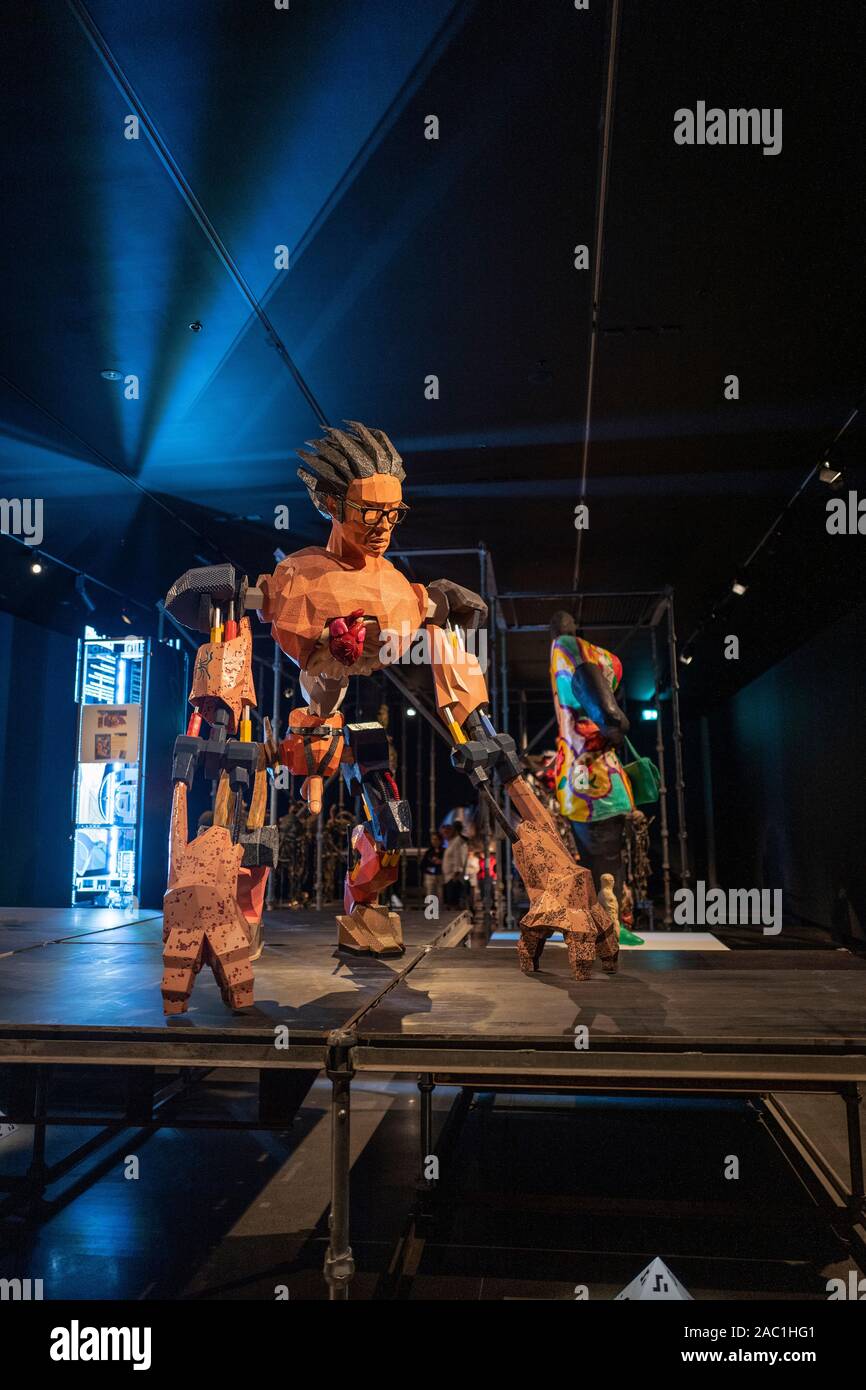 Installationen im Museum of Old and New Art (MONA) in Hobart, Tasmanien, Australien Stockfoto