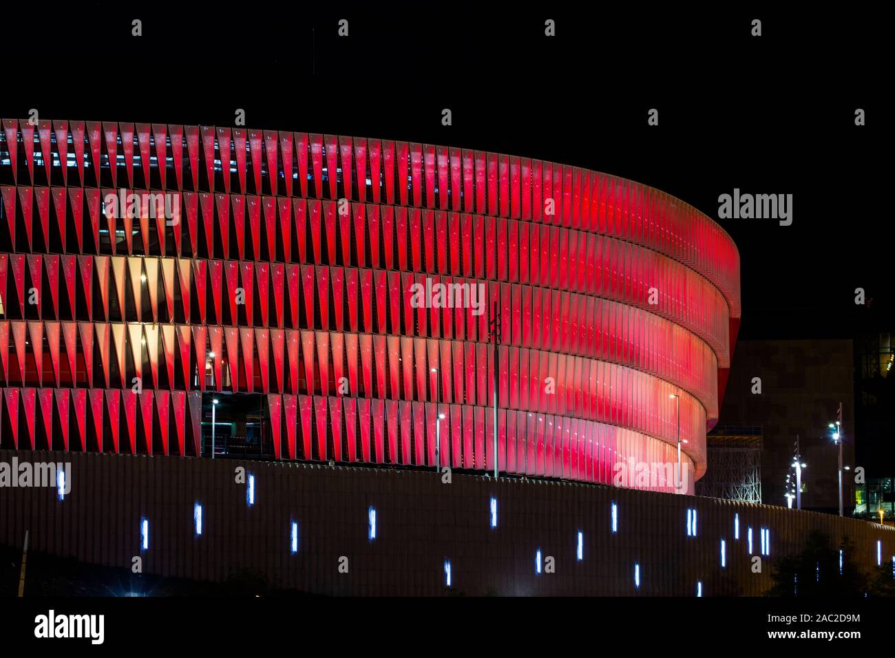 San Mamés, der Name des neuen Fußballstadion der Athletic Bilbao. Das Stadion ersetzt den "Alten" San Mamés als die Heimat von Athletic Bilbao, Bilbao, Bizka Stockfoto