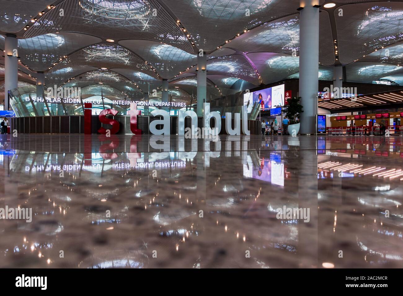 7. September 2019; Neuer internationaler Flughafen, Istanbul, Türkei. Stockfoto