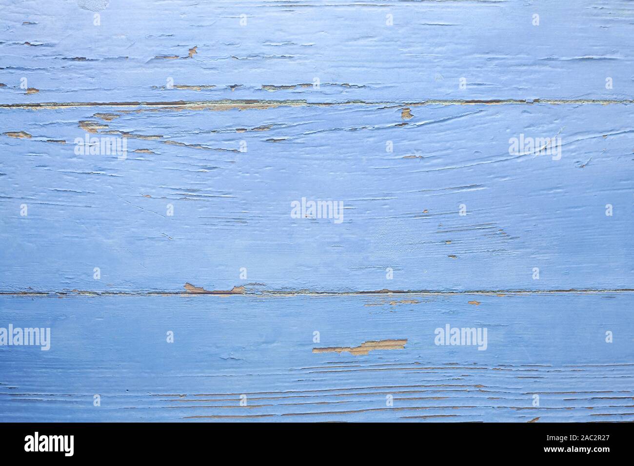 Holz Textur mit abgebrochenen Blaue Farbe Stockfoto