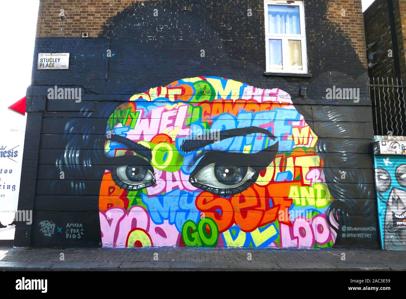 Amy Winehouse Sänger und Songwriter, Camden Town. Stockfoto
