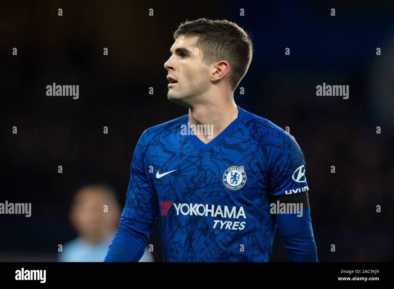 London, Großbritannien. 30 Nov, 2019. Christian Pulisic von Chelsea in der Premier League Spiel zwischen Chelsea und West Ham United an der Stamford Bridge, London. Foto von salvio Calabrese. Nur die redaktionelle Nutzung, eine Lizenz für die gewerbliche Nutzung erforderlich. Keine Verwendung in Wetten, Spiele oder einer einzelnen Verein/Liga/player Publikationen. Credit: UK Sport Pics Ltd/Alamy leben Nachrichten Stockfoto