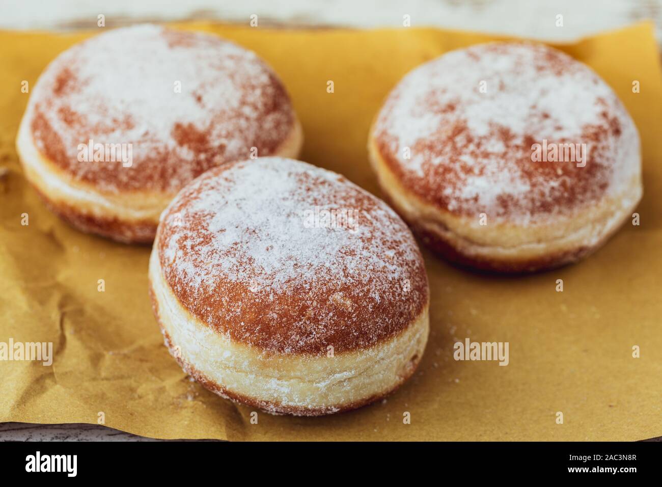 Deutsche Donuts (Krapfen) Stockfoto