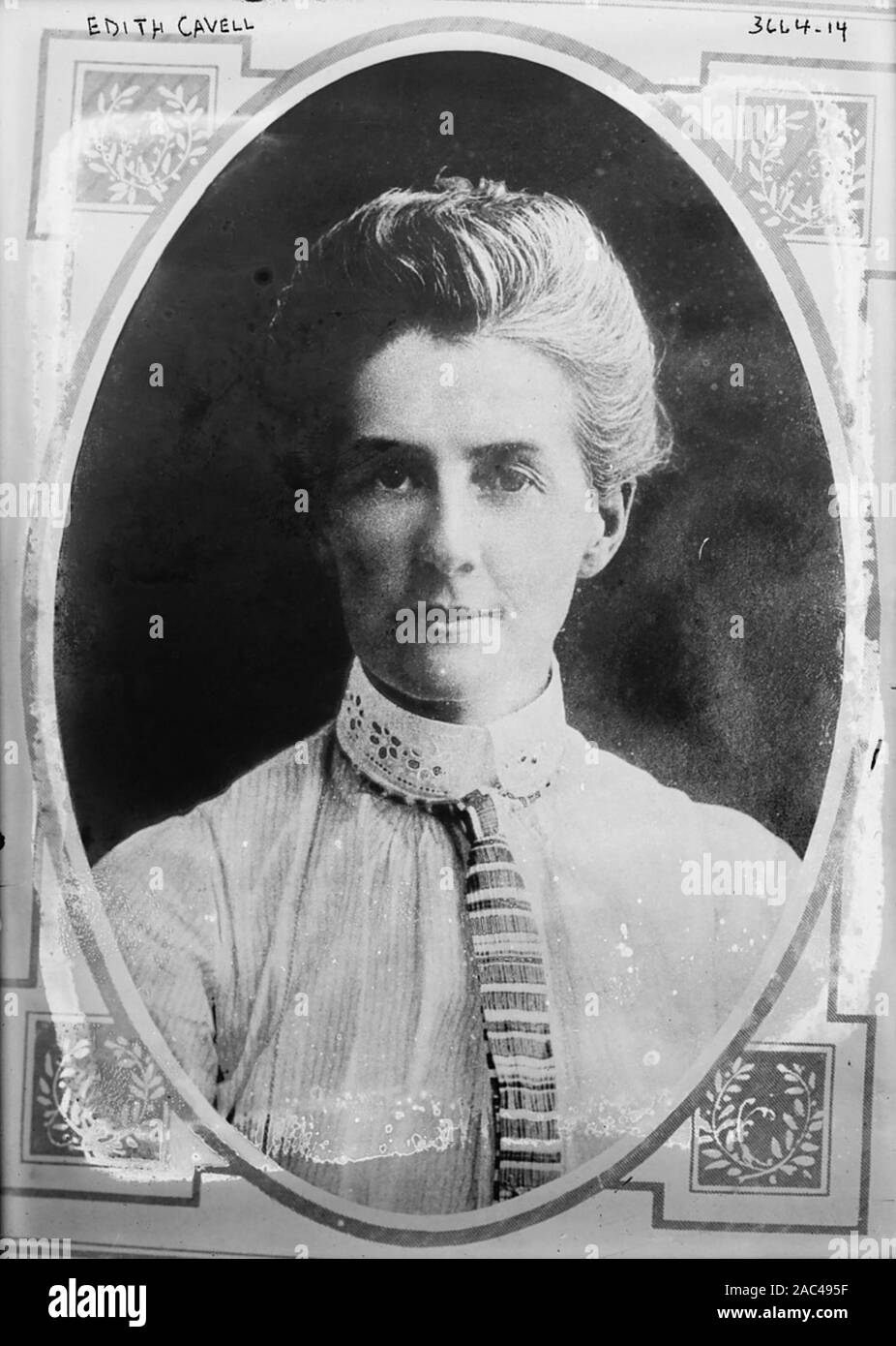 EDITH CAVELL (1865-1915) britische Krankenschwester in Belgien durchgeführt. Stockfoto