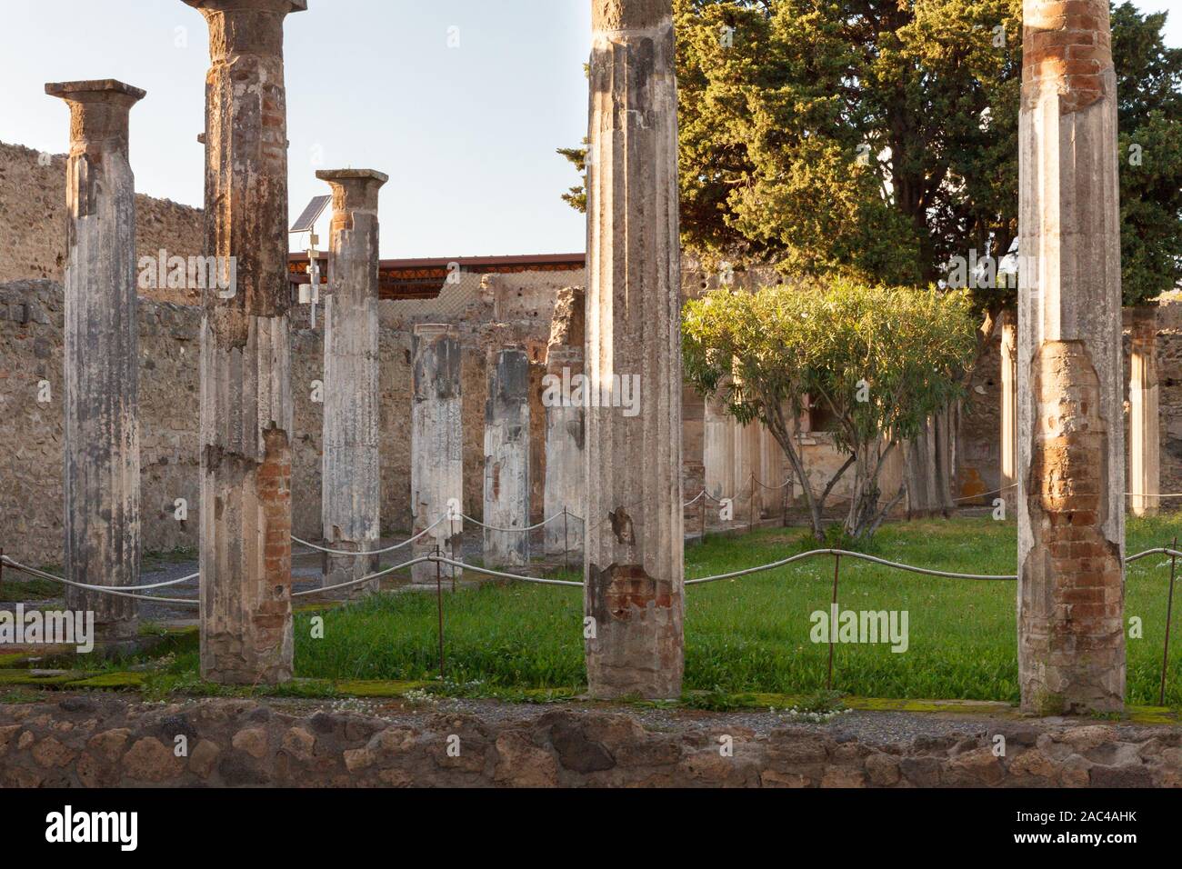 Haus des Faun von Pompeji (Pompei). Antike römische Stadt Pompeji, Provinz Neapel, Kampanien, Italien Stockfoto