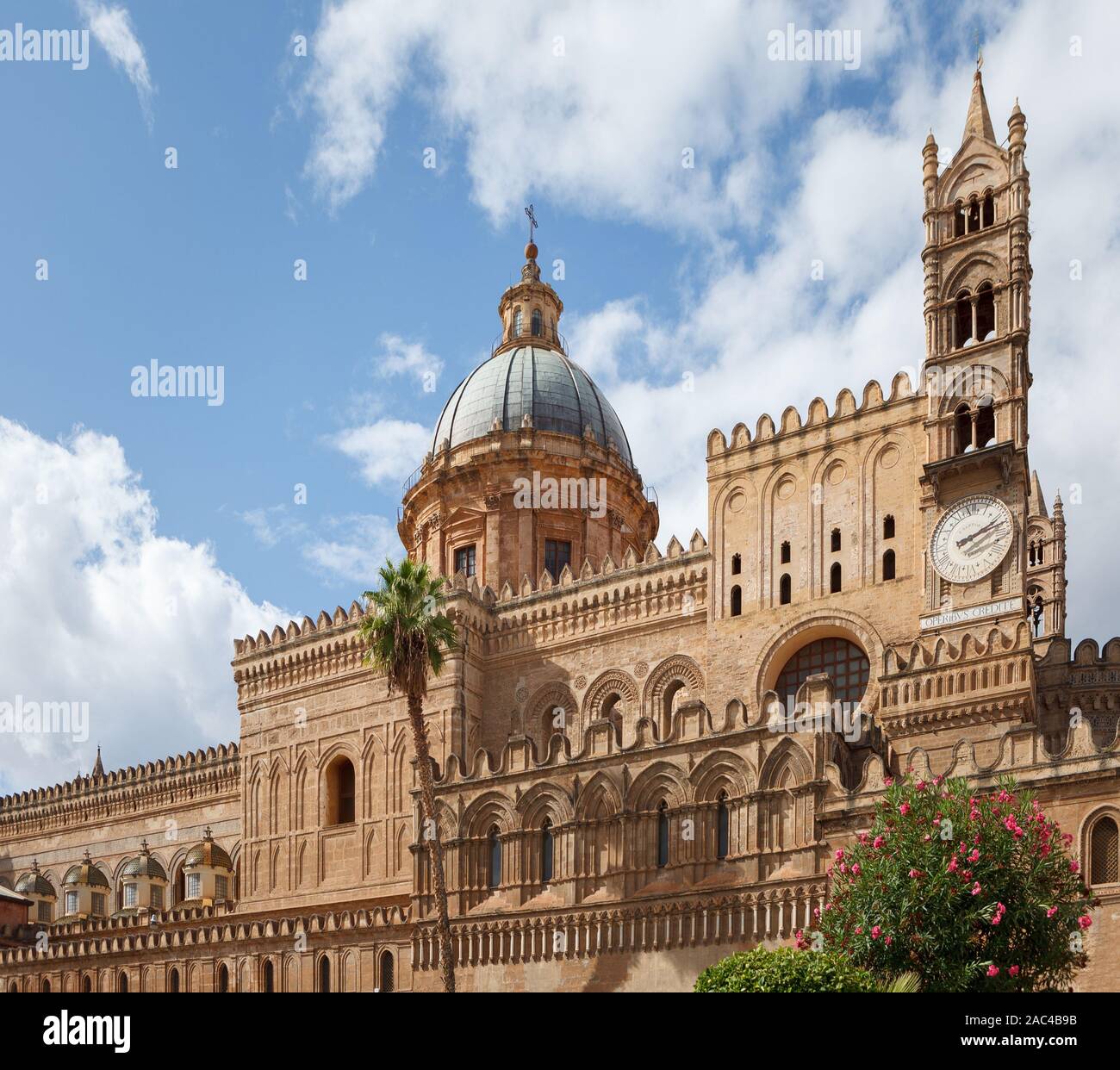 Die Kathedrale von Palermo. Palermo, Sizilien, Italien. Stockfoto