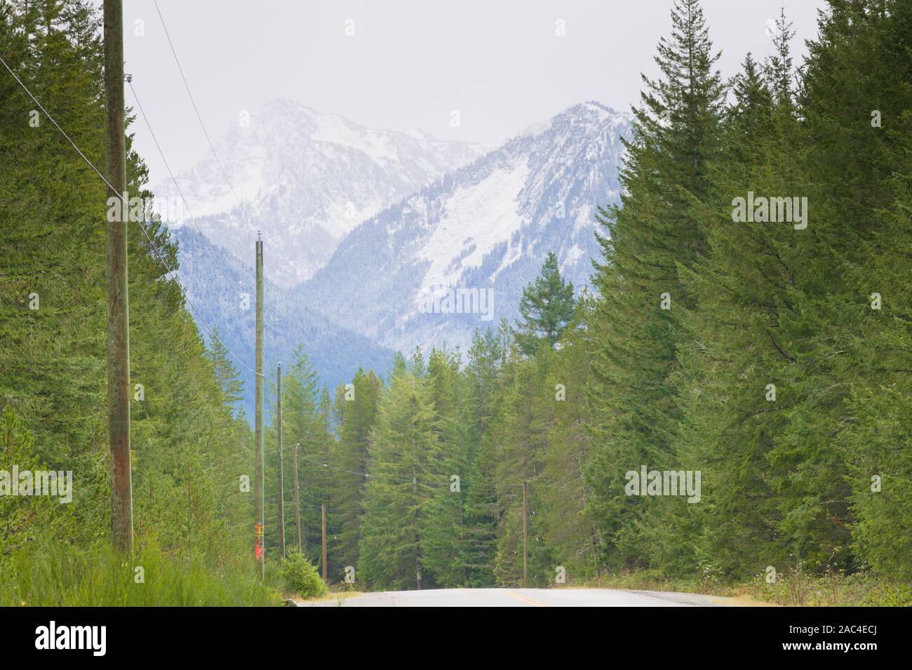 Kamloops Lake Road, Chilliwack, British Columbia, Kanada Stockfoto
