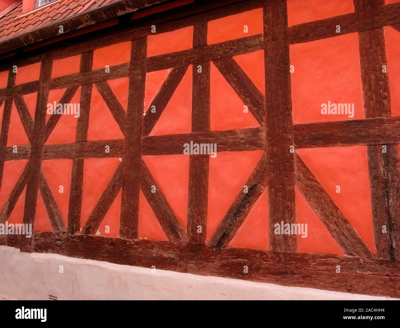 AJAXNETPHOTO. VISBY, GOTLAND, SCHWEDEN. - Traditionelles FACHWERK GEBÄUDE IN DER STADT. Foto: Jonathan Eastland/AJAX REF: GR 83008 1017 Stockfoto