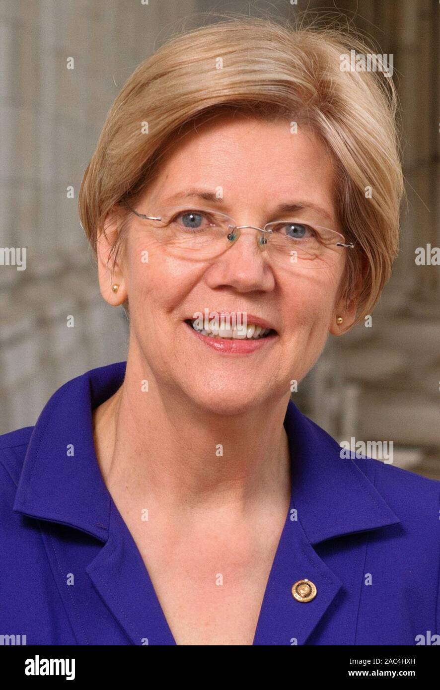 Der US-Senator Elizabeth Warren, Demokrat, Massachusetts Stockfoto