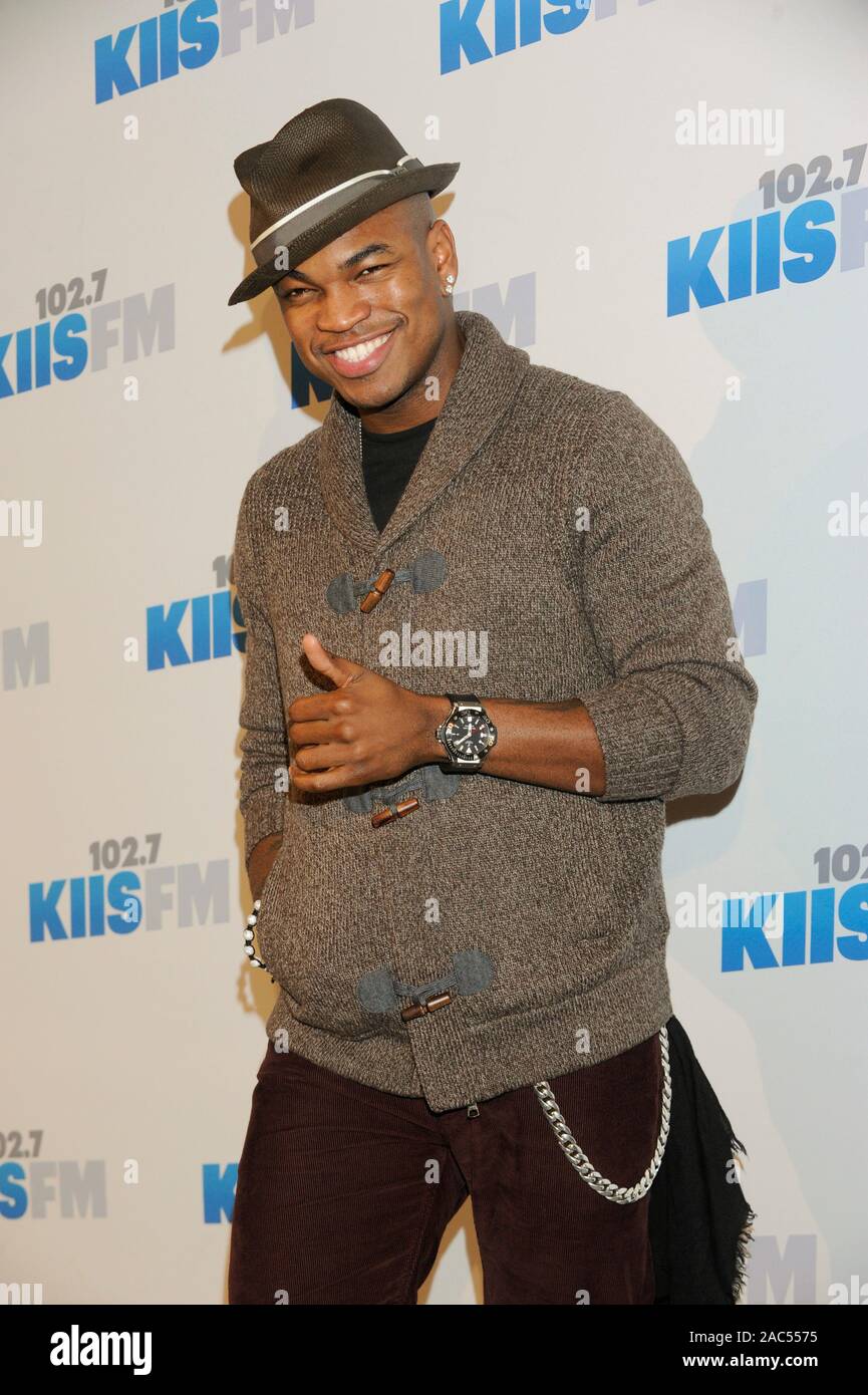 Ne-Yo sorgt sich der KIIS FM 2012 Jingle Ball bei Nokia Theatre L.A. Live am 1. Dezember in Los Angeles, Kalifornien 2012. Stockfoto