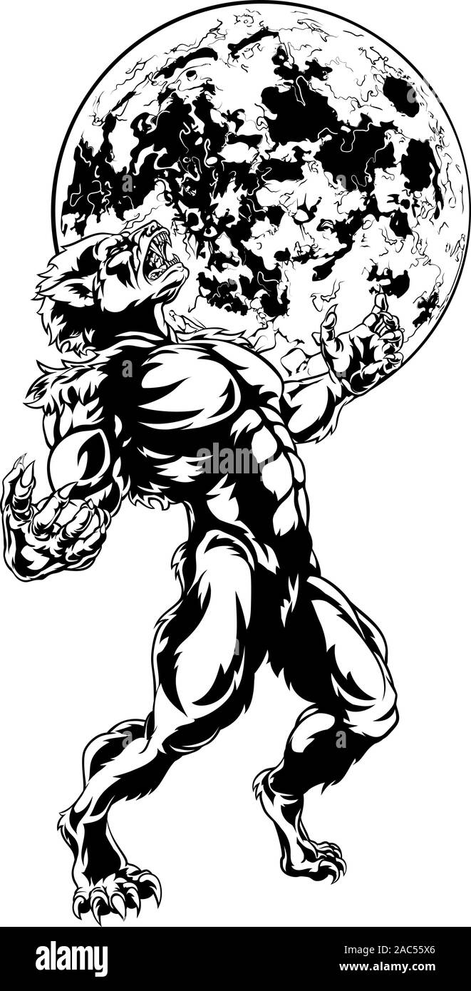 Werwolf-Monster Stock Vektor