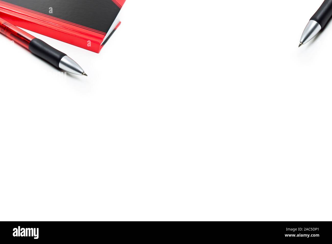 Notizbuch und Bleistift Nahaufnahme Stockfoto