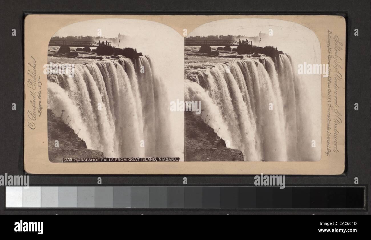 Horse Shoe fällt von Goat Island, Niagara, NY Ansichten sind nummeriert: 2, 7, 8, 16-18, 20, 22, 25, 29-31, 37, 38, 41-43, 46, 48, 56, 62, 64, 73, 77, 78, 80, 82, 87, 90, 92, 95, 100, 107, 110, 117, 123, 131, 142, 145, 150, 153, 156, 165, 168-173, 188, 194, 197-199, 204, 206, 214, 216, 225, 226, 228, 229, 233, 237, 238, 243-245, 250, 25 254, 257, 274, 282, 285, 289, 290, 294, 298, 299, 327, 330, 336, 344, 347, 348, 350, 358, 359, 366, 388, 394, 400, 401, 411, 425, 431, 435, 437, 447, 459, 467, 468, 470, 472, 484, 489, 491, 498, 504, 411, 412, [523], 531, 541, 545, 560, [561], 562, 565, 570, 573, 585 Stockfoto