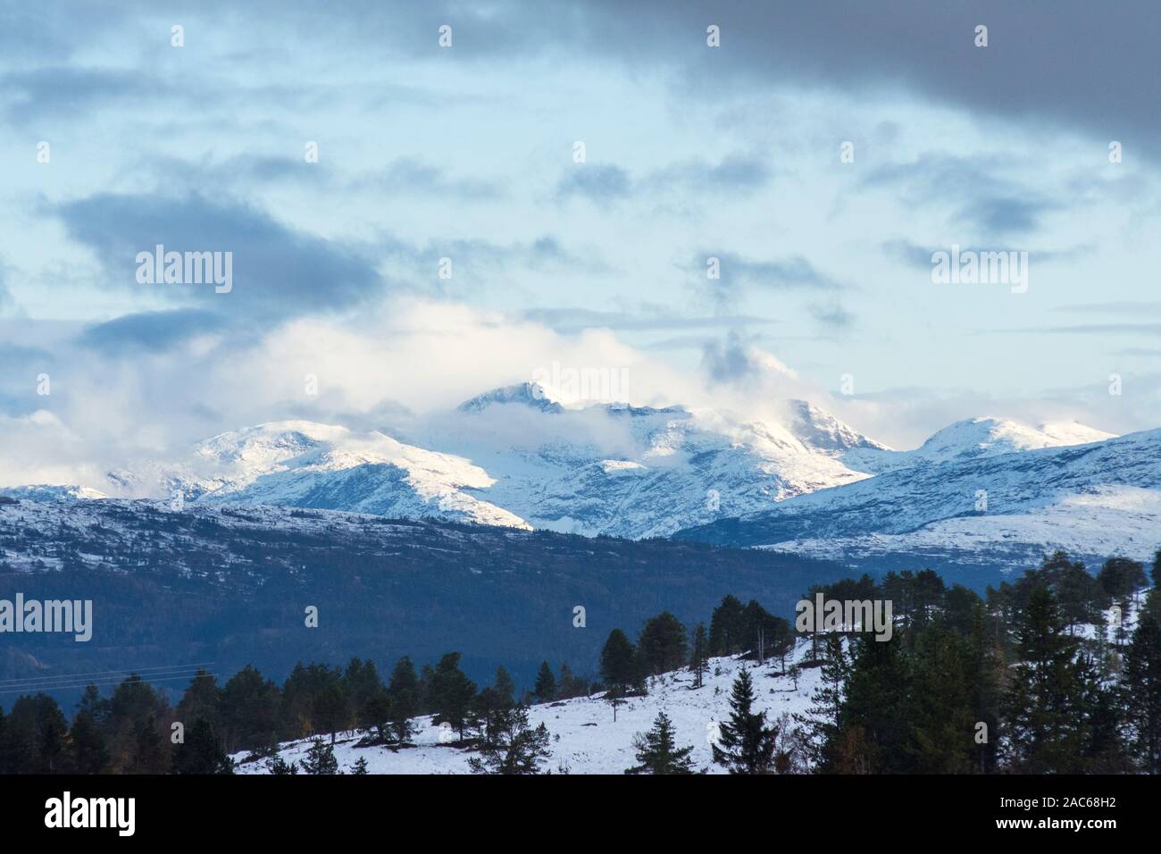 Herbst in Norwegen Stockfoto