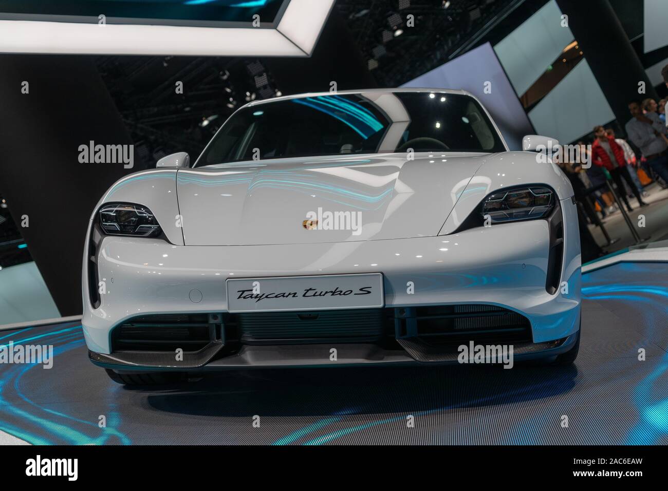 Deutschland, Frankfurt, 20. September 2019: Taycan Turbo S, IAA Stockfoto