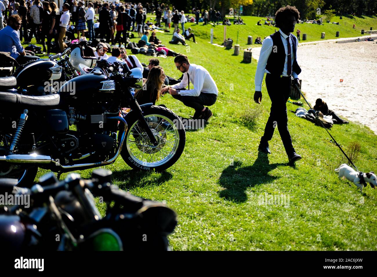 Der distinguished Gentleman - Paris Stockfoto