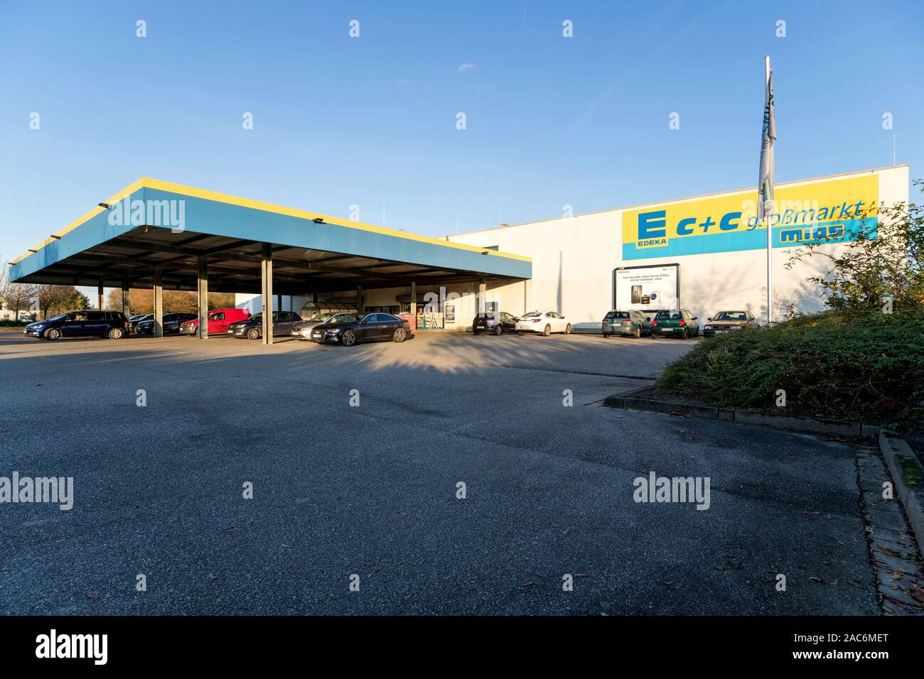 EDEKA C+C großmarkt Mios in Cuxhaven, Deutschland Stockfoto