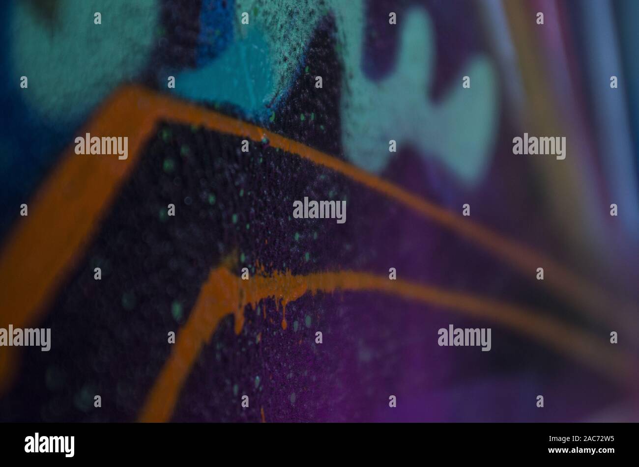 Detail der Graffiti malen Stockfoto