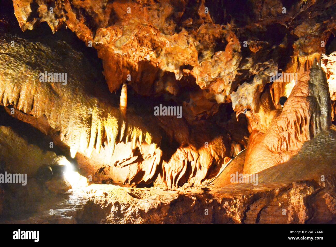 Kents Cavern, eine Höhle in Torquay, Devon, England, Großbritannien Stockfoto