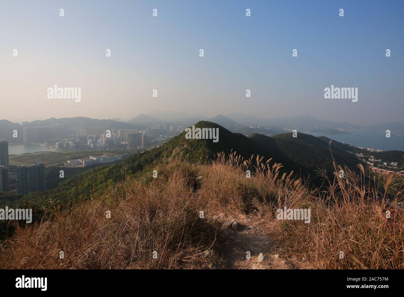 Hohe Junk-Peak, cler Water Bay Country Park in Hongkong Stockfoto