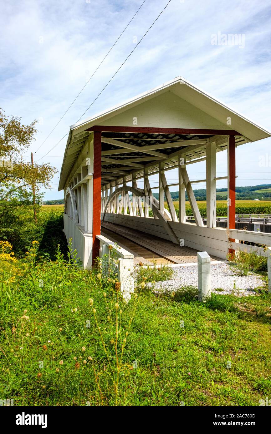 Bowser Covered Bridge, Covered Bridge Road, East St Clair Township, PA