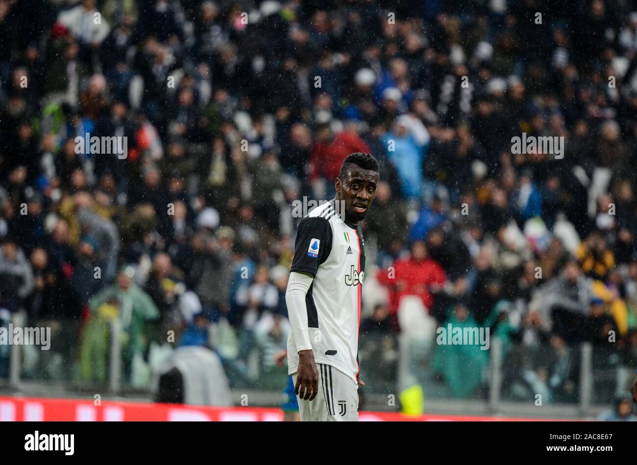 Turin, Italien. 01 Dez, 2019. Blaise Matuidi von Juventus Turin FC in Aktion während der Serie ein Fußballspiel zwischen FC Juventus und US Sassuolo Calcio bei Allianz Stadion am Dezember 01, 2019 in Turin, Italien. Endgültige Ergebnisse: 2-2 (Foto von Alberto Gandolfo/Pacific Press) Quelle: Pacific Press Agency/Alamy leben Nachrichten Stockfoto