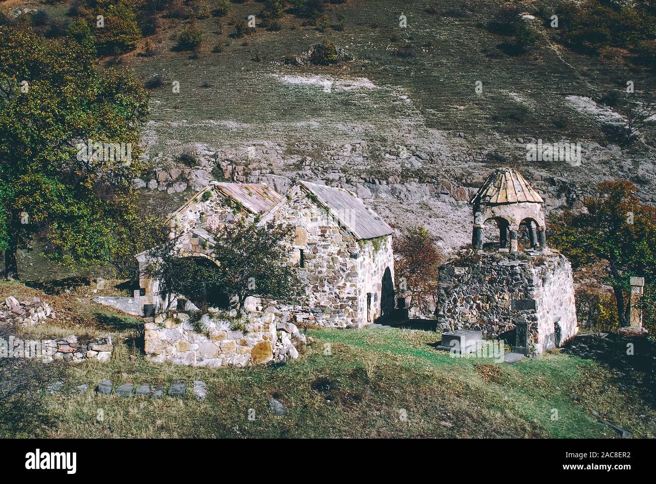 Srbanes Kloster, 8-17 Jahrhunderte. Dieses ist, wo ein Regisseur Sergej Paradshanow schoß seinen berühmten "Die Farbe der Granatäpfel". Stockfoto