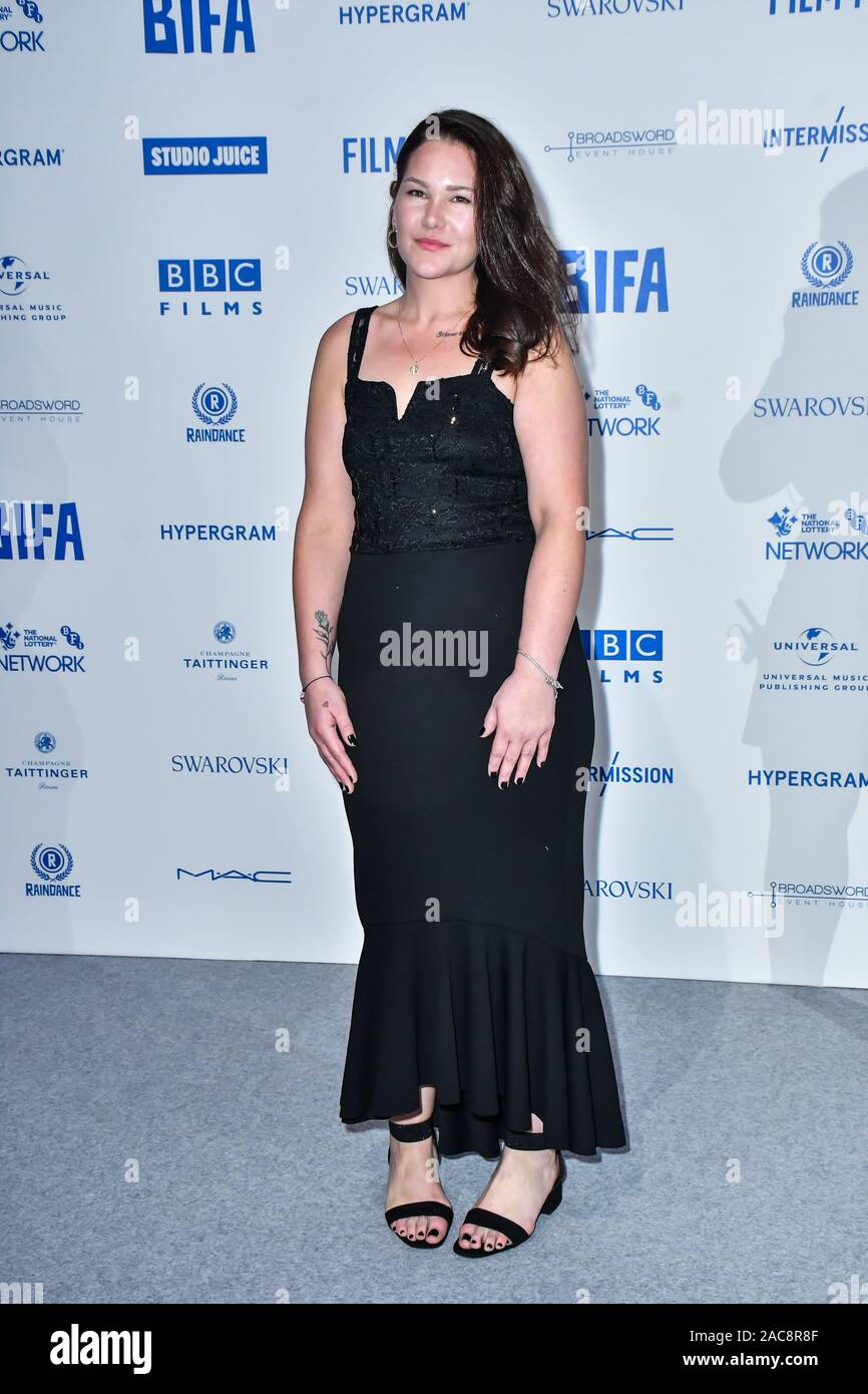 London, Großbritannien. 1. Dez 2019. 22. British Independent Film Awards · BIFA bei 1 Old Billingsgate Spaziergang am 1. Dezember 2019, London, UK. Bild Capital/Alamy leben Nachrichten Stockfoto